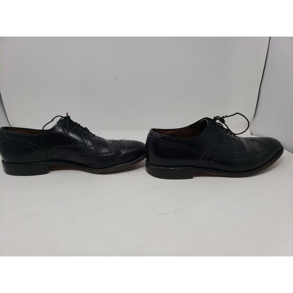 Allen Edmonds Chester Black Wingtip Lace Up Leather Dress Shoes Mens Size 11.5 D main image 4